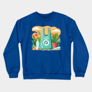 No More Plastic Bag (4) Crewneck Sweatshirt